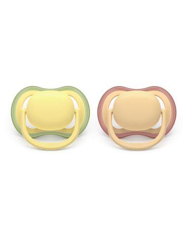 Avent Philips Smoczek uspokajający Ultra Air 0-6m żółty