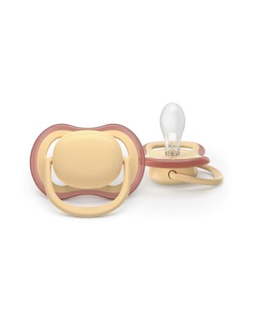 Avent Philips Smoczek uspokajający Ultra Air 0-6m żółty