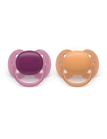 Avent Philips Smoczek uspokajający Ultra soft 18m+ różowy