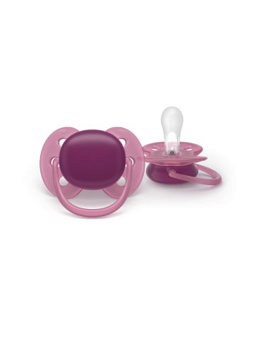 Avent Philips Smoczek uspokajający Ultra soft 18m+ różowy