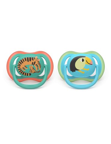 Avent Philips Smoczek uspokajający Ultra Air 6-18m tygrys