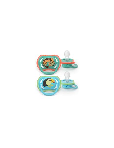 Avent Philips Smoczek uspokajający Ultra Air 6-18m tygrys