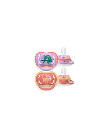 Avent Philips Smoczek uspokajający Ultra Air dekorowany 18m+ kameleon