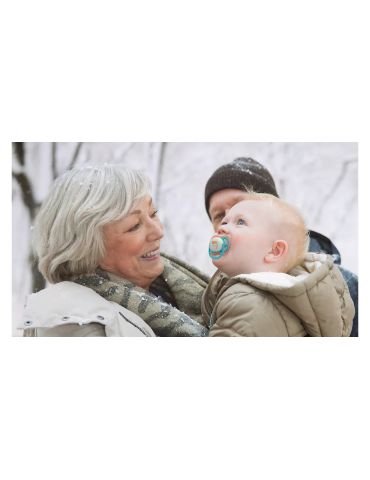 Avent Philips Smoczek uspokajający Ultra air 6-18m+ Nighttime małpka