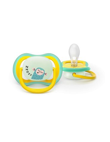 Avent Philips Smoczek uspokajający Ultra air 6-18m+ Nighttime małpka