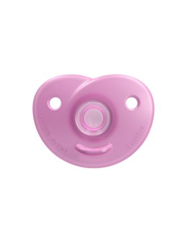 Avent Philips Smoczek uspokajający Soothie 0-6 różowy