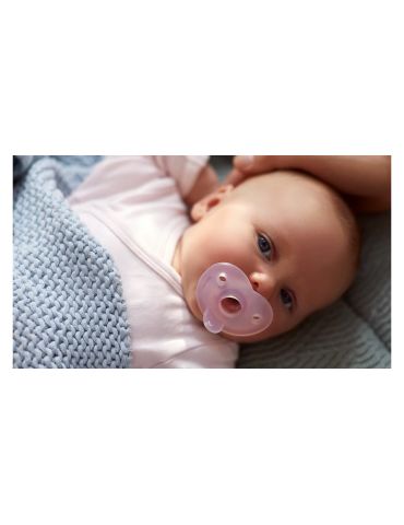 Avent Philips Smoczek uspokajający Soothie 0-6 różowy