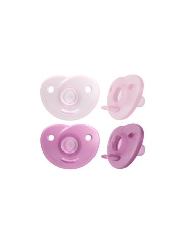 Avent Philips Smoczek uspokajający Soothie 0-6 różowy