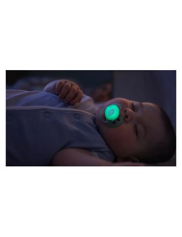 Avent Philips Smoczek uspokajający Ultra soft dekorowany 0-6 Nighttime jeżyk