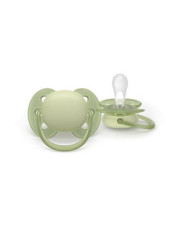 Avent Philips Smoczek uspokajający Ultra soft 6-18m zielony