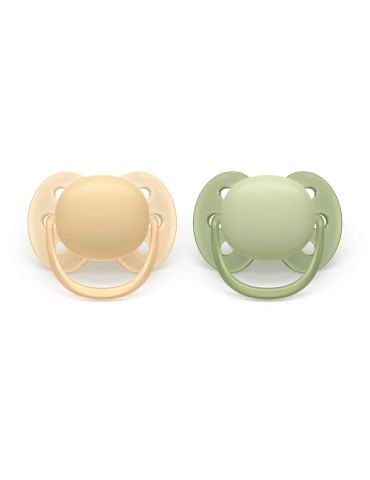 Avent Philips Smoczek uspokajający Ultra soft 6-18m zielony