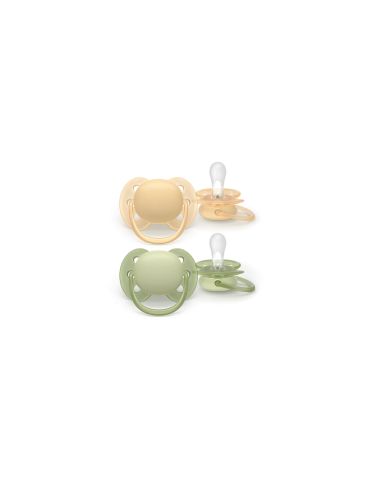 Avent Philips Smoczek uspokajający Ultra soft 6-18m zielony