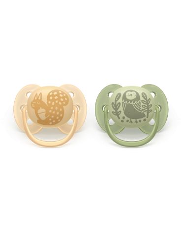 Avent Philips Smoczek uspokajający Ultra soft 6-18m sowa