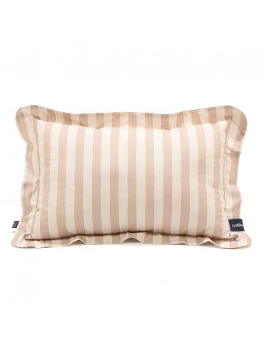 La Millou Poduszka bawełniana do spania XL ( Stripes beige )