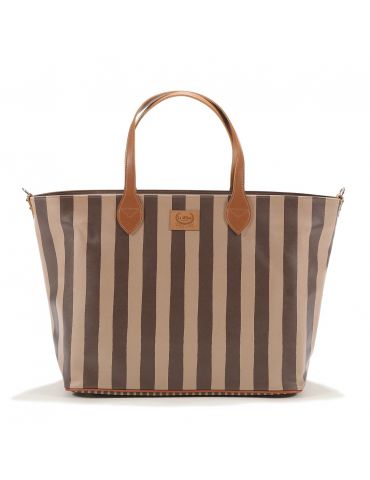 La Millou Torba Ferria Premium Zip Large ( Stripes brown )