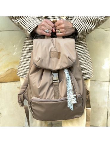 La Millou Plecak Puffer beige