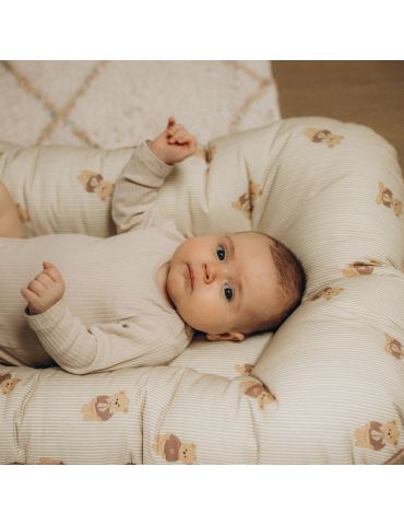 La Millou Kokon niemowlęcy gniazdko bawełniane velvet  ( Baby bear )