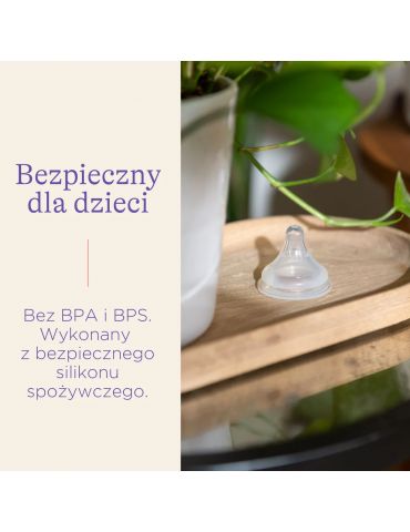 Lansinoh Smoczki Natural Wave o bardzo wolnym przepływie XS 0m+