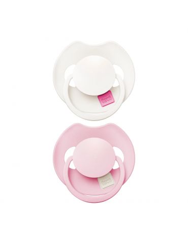 Lovi Smoczek silikonowy dynamiczny 0-6m Prime Tutti Frutti Rose/Rose cream 2 szt.