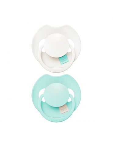 Lovi Smoczek silikonowy dynamiczny 0-6m Prime Tutti Frutti Lagoon/Mint cream 2 szt.