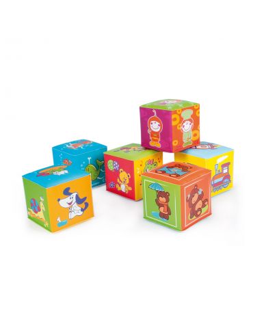 Canpol babies miękka kostka edukacyjna 6szt.