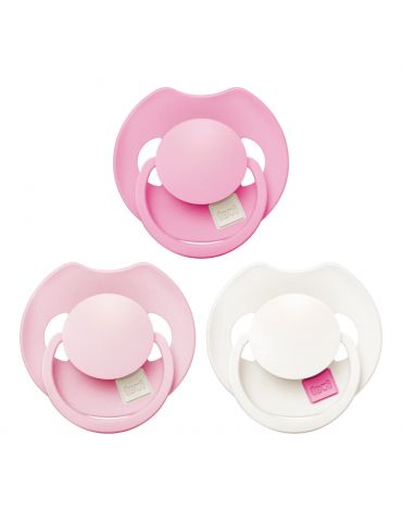 Lovi Smoczek silikonowy dynamiczny 6-18m Prime Tutti Frutti Peony pink 3 szt.