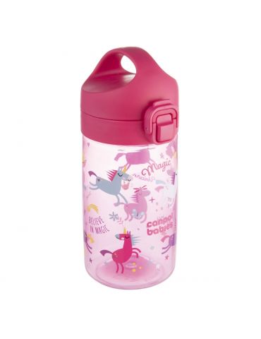 Canpol Bidon na wodę dla dzieci od 2,5 r.ż Junior 400ml różowy