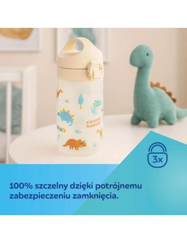 Canpol Bidon na wodę dla dzieci od 2,5 r.ż Junior 400ml niebieski