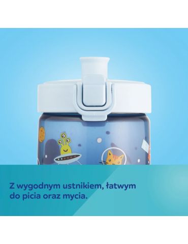 Canpol Bidon na wodę dla dzieci od 2,5 r.ż Junior 400ml niebieski