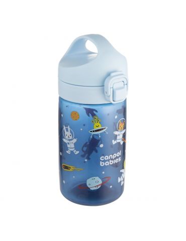 Canpol Bidon na wodę dla dzieci od 2,5 r.ż Junior 400ml niebieski