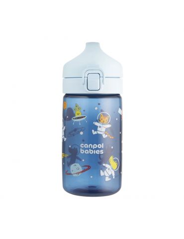 Canpol Bidon na wodę dla dzieci od 2,5 r.ż Junior 400ml niebieski