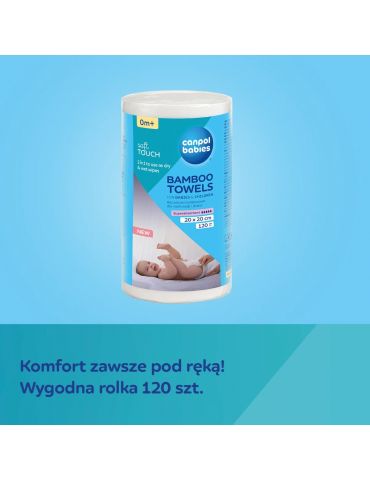 Canpol Babies Ręczniki bambusowe dla niemowląt 120 szt.