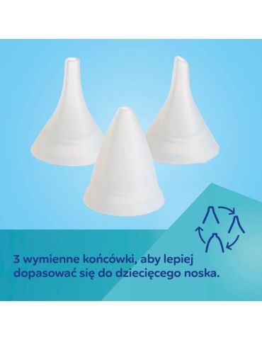 Canpol babies Elektryczny aspirator do nosa dla niemowląt i dzieci Noseo