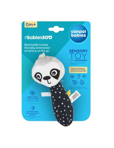 Canpol Babies Zabawka sensoryczna z piszczkiem Leniwiec BabiesBoo