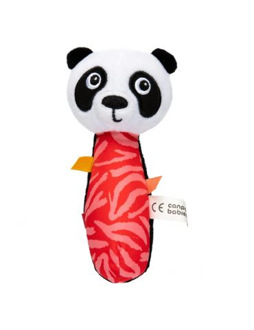 Canpol Babies Zabawka sensoryczna z piszczkiem Panda BabiesBoo