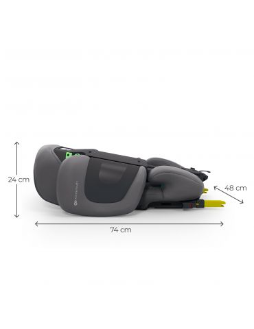 Kinderkraft Xpand 2 Pro I-Size Fotelik samochodowy 100-150cm Rocket Grey