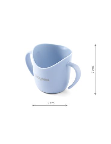 BabyOno Ergonomiczny kubek treningowy Flow beżowy
