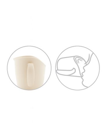 BabyOno Ergonomiczny kubek treningowy Flow beżowy