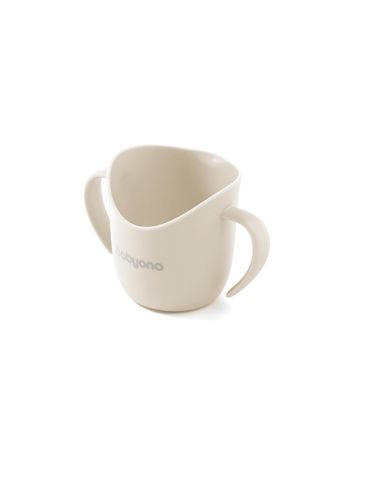 BabyOno Ergonomiczny kubek treningowy Flow beżowy