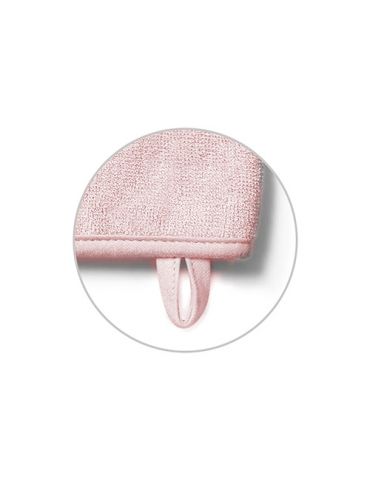 BabyOno Myjka do kąpieli bambusowa dla dzieci i niemowląt NATURAL BAMBOO różowa