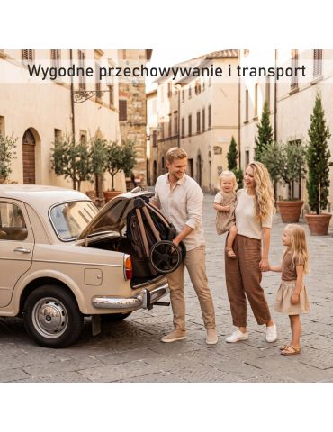 Adamex Como Wózek głęboko-spacerowy Chocolate brown