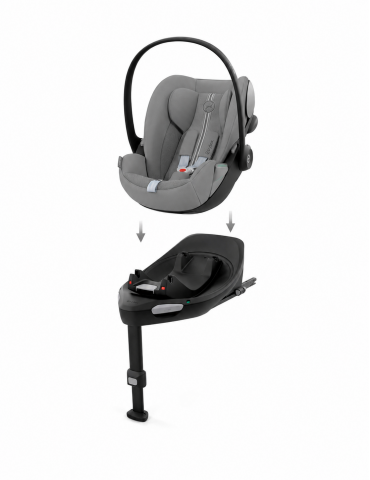 Cybex Cloud G i-Size Fotelik samochodowy Plus Stone grey + baza G3