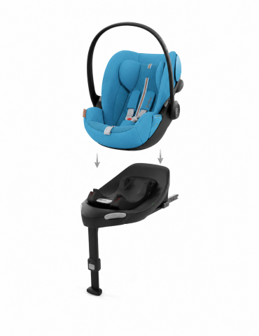 Cybex Cloud G i-Size Fotelik samochodowy Plus Beach blue + baza G3