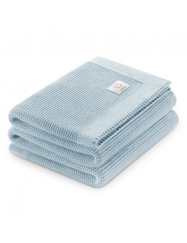Yosoy Kocyk bambus bawełna Monaco French Blue