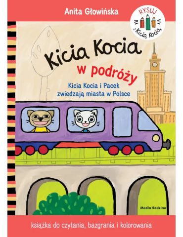 Książeczka Kicia Kocia w podróży. Kolorowanka. A.Głowińska