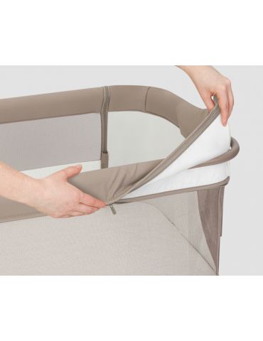 Lionelo Łóżeczko Dostawne Leonie Plus Beige Taupe