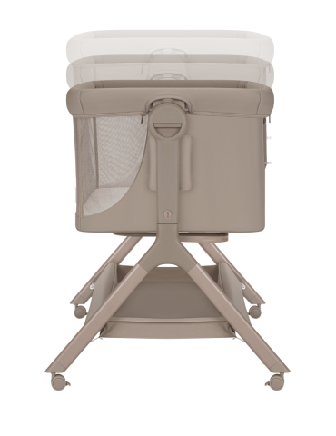 Lionelo Łóżeczko Dostawne Leonie Plus Beige Taupe