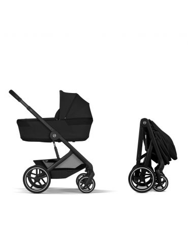 Cybex Balios S Lux Wózek 2W1 ze składaną gondolą Moon Black