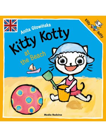Książeczka Kicia Kocia Kitty Kotty at the Beach A.Głowińska