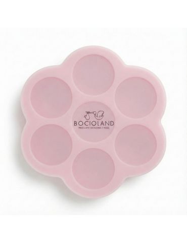 Bocioland Silikonowy pojemnik do mrożenia pokarmów różowy